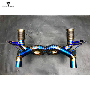 Sistema de Escape de Alto Rendimiento para Automóviles, Piezas de Repuesto de Aleación de Titanio, Sistema de Escape Personalizado para <span class=keywords><strong>Lambo</strong></span> Huracan EVO - Product Image 6