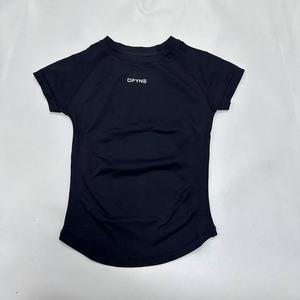 Nueva llegada de <span class=keywords><strong>AliExpress</strong></span>: Camiseta deportiva de yoga sin costuras de nailon mate de alta elasticidad y manga corta para <span class=keywords><strong>mujer</strong></span> - Product Image 2