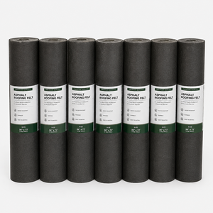 LULI-SHIELD <span class=keywords><strong>Rouleau</strong></span> de feutre de toiture en asphalte organique saturé respirant, durable et écologique, 15 lb 30 lb, Conception industrielle 5 Toits - Product Image 1