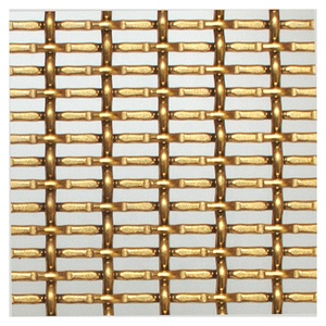 Maille métallique <span class=keywords><strong>rigide</strong></span> SS304 SS316 pour armoires <span class=keywords><strong>haut</strong></span> <span class=keywords><strong>de</strong></span> gamme, maille décorative et design d'intérieur <span class=keywords><strong>de</strong></span> meubles - Product Image 1