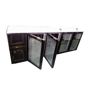 Réfrigérateur à boissons en acier noir sous <span class=keywords><strong>le</strong></span> <span class=keywords><strong>comptoir</strong></span> réfrigérateur à bière 1500 litres réfrigérateur à porte en verre refroidisseur de barre arrière de boisson - Product Image 1