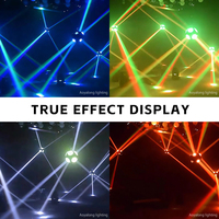 Lumière cinétique de levage de ballon de football 6*5W RGB 3-en-1 LED dynamique, sphère de levage à treuil 13CH DMX512, éclairage d'effet pour discothèque, club, DJ, scène