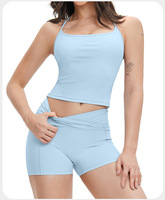 Nouvel ensemble de yoga pour femme : pantalon évasé taille mi-haute, haut à manches longues, soutien-gorge sans manches, leggings réversibles à effet push-up et coupe ajustée aux chevilles