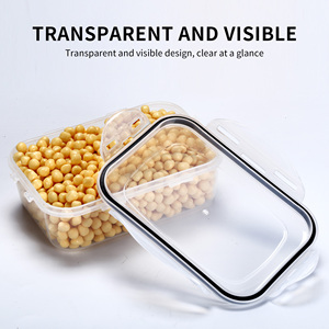 Récipient de stockage alimentaire en plastique noir transparent ou clair étanche à l'air sous vide personnalisé pour l'emballage - Product Image 5