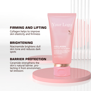 Masque peel-off au collagène 90 <span class=keywords><strong>ml</strong></span> du fabricant : Améliore l'élasticité de la peau, éclaircit les taches brunes, masque de nuit au collagène filmogène - Product Image 5