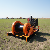 Treuil d'ancrage diesel CH Machinery JMD 10 tonnes, câble en acier, application automobile, moteur 36KW, capacité de câble 200m, 380V, levage max 300m