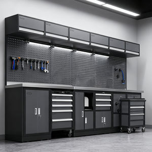 헤비 듀티 맞춤형 강철 및 철 도구 가슴 차고 가구 작업대 도구 차고 캐비닛 - Product Image 5