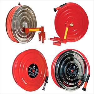 Enrouleur de tuyau d'incendie rouge DN20 3/4 pouce avec valve en laiton durable pour les incendies de classe A et B - Product Image 6