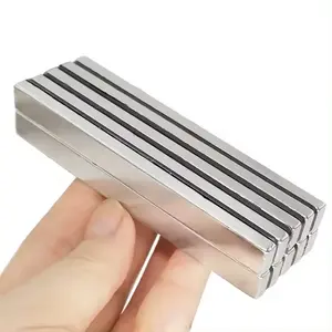 N38 N42 N45 N48 N50 N52 batang Magnet kuat neodymium batang magnet NdFeB permanen untuk Lift