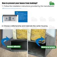 Maisons mobiles pliables de 40 pieds et 20 pieds, maisons minuscules, maisons préfabriquées, conteneurs préfabriqués, maison préfabriquée à deux chambres, maison extensible en conteneur