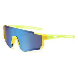 Gafas de ciclismo para niños, lentes esféricas de policarbonato con borde completo, protección UV400, gafas para deportes al aire libre, protección antiviento - Product Image 1