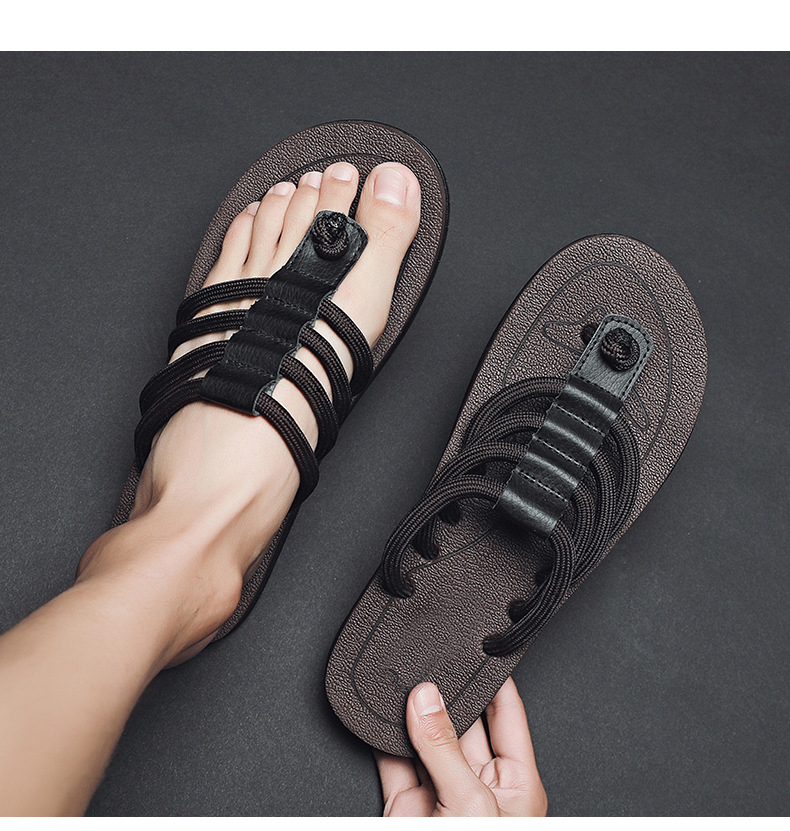 Custom Summer Flip-flops Slippers Soft Sole Outdoor Men Beach Flipflops Shoes