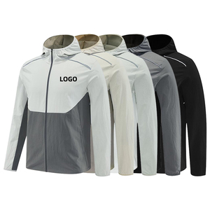 OEM Custom LOGO Race Suit Splicing Loose Sportswear Unisex Zip Up Windbreaker <b>Jackets</b> Outdoor <b>Patchwork</b> Nylon Men - Product Image 1