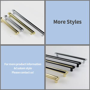 Yeeda quincaillerie de meuble poignée d'armoire en zinc avec face concave - Product Image 4