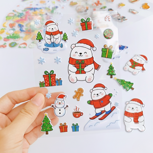 Custom Bubble Sticker 3D or Puffy Sticker Waterproof Removable for Brand Logo DIY