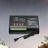 Carte SD T-8000C 8 Ports Maximum 8192 IC Pixels Sortie de signal SPI RGBW Programmable WS2811 WS2812 WS2815 DMX512LED