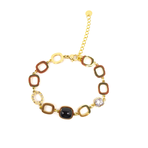 PXK-0523 สร้อยข้อมือแฟชั่นแบบโซ่และแบบเชื่อมต่อ - Product Image 2