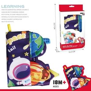 Libros de <span class=keywords><strong>tela</strong></span> suave para bebé, <span class=keywords><strong>libro</strong></span> de <span class=keywords><strong>tela</strong></span> Montessori para tocar y sentir, <span class=keywords><strong>libro</strong></span> de <span class=keywords><strong>tela</strong></span> de Historia de cola infantil para aprendizaje educativo temprano - Product Image 1