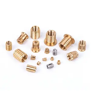 M3 M4 M5 M6 Hot sale brass threaded copper press-in expansion insert nuts for laptop and tool