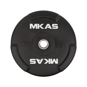 MKASブラックバンパーウェイトプレートフィットネストレーニングジム機器高品質プロフェッショナルジムバンパーウェイトプレート - Product Image 5