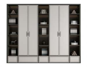 Muebles de Cocina Modernos de Estilo Europeo, Ecológicos, de MDF, con Mesa Plegable y Cajones de Almacenamiento - Product Image 1