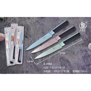Z&Y Kitchen Knife 2.3Cm X 25Cm Colorful Blade For Fruit Cutting - Product Image 1