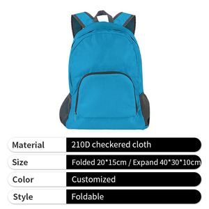 Wholesale Durable Personalized Custom Foldable Free Design Backpack for Travel - Product Image 4