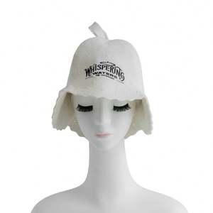 Gorro de sauna de fieltro de lana Premium de fieltro de lana 100% colorido para estilo, aislamiento y bienestar - Product Image 1