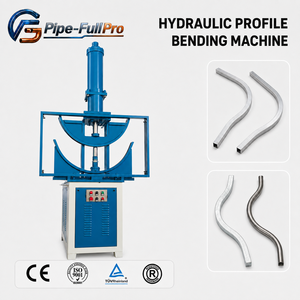 Hydraulic Push Bending Machine Aluminum Profile <b>Tube</b> Bending Machine Pipe Bender for Window Door Frame Railing 45 Degree - Product Image 1