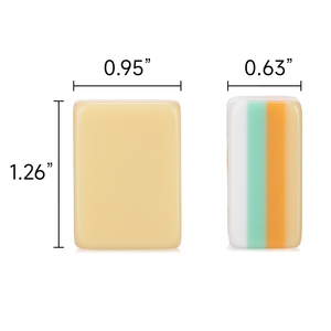 Regalo de Navidad: Fichas de Mahjong Americanas Rojas Festivas, Fichas Acrílicas Grabadas Personalizadas de 4 Capas con 160 Cartas, Juego de Lujo para Adultos - Product Image 6