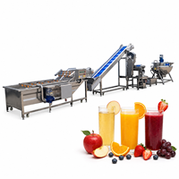 Automatische fruitsap productiemachine, vulmachine, drankenproductielijn, verwerkings- en afvulapparatuur