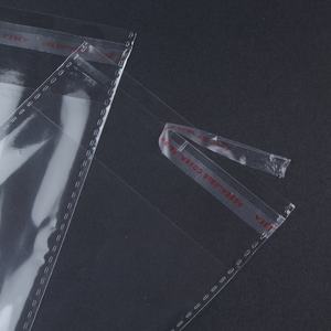 Sacs OPP transparents auto-adhésifs 30*40 pour vêtements et chaussettes, vente en gros, film plastique jetable - Product Image 1