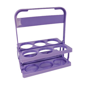 <span class=keywords><strong>Portabottiglie</strong></span> in plastica pieghevole porta bevande porta <span class=keywords><strong>acqua</strong></span> bottiglia portatile birra portatile - Product Image 2