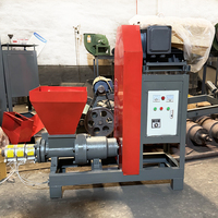 Petite machine de fabrication de briquettes de charbon de bois à partir de sciure de bois, de paille, de balles de riz, de cendres de maïs et de sciure de bois