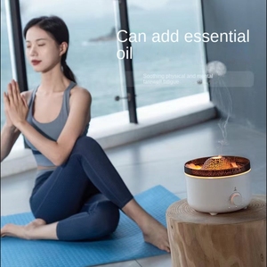 Difusor de Aromaterapia Ultrasónico con Llama 3D Volcánica Inteligente de 560 ml, Humidificador Eléctrico, Humidistato, Compatible con Hogar y Automóvil, 1 Año - Product Image 4