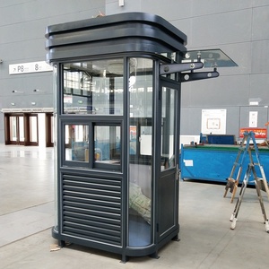 Cabina per Fumatori con Struttura in Acciaio Moderna, Consegna Diretta dal Magazzino, Postazione <span class=keywords><strong>di</strong></span> <span class=keywords><strong>Guardia</strong></span> Esterna per Parcheggi Comunitari - Product Image 3