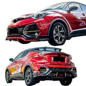 Parachoques de coche para Toyota <span class=keywords><strong>CHR</strong></span> 2016 2017 2018 <span class=keywords><strong>2019</strong></span> 2020 <span class=keywords><strong>CHR</strong></span> delantero bumoer parachoques trasero PP material kit de carrocería de coche para piezas exteriores <span class=keywords><strong>CHR</strong></span> - Product Image 6