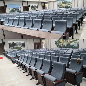 Chaises d'auditorium d'église bleu <span class=keywords><strong>royal</strong></span> personnalisées, chaises de conférence pliables modernes, chaises de salle de conférence, chaises de <span class=keywords><strong>théâtre</strong></span> - Product Image 4