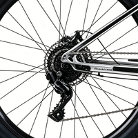 Vélo de montagne à cadre rigide en alliage d'aluminium économique avec frein à disque, selle confortable et pédales ordinaires pour adulte, idéal pour le dirt jump VTT