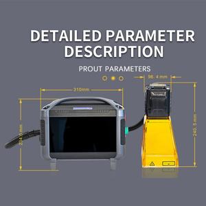 آلة وسم بالليزر محمولة باليد، آلة ترميز بالليزر، آلة نقش بالليزر أوتوماتيكية صغيرة من نوع الألياف - Product Image 2