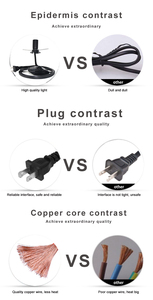 Kuncan Mỹ 2 Pin điện Dây ổ cắm E14 E27 ngoài trời với dimmer chuyển Muối Đèn Dây bóng đèn - Product Image 4