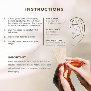 Kit de Semillas Auriculares al por Mayor, Gránulos de Cristal para Bienestar, Oro 24K, Apto para Adultos y Niños - Product Image 6