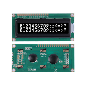 Factory Price LCD 1602VA 5V 16*2 16x2 <strong>Character</strong> <strong>Display</strong> <strong>Module</strong> With 8 BIT Black Screen LED Blacklight LCD 1602 - Product Image 1