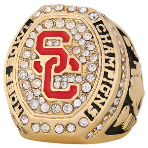 Bague de championnat de l'Université de Californie du Sud 2017, bague de mode commémorative populaire de sport, ventes directes au comptant d'usine - Product Image 1