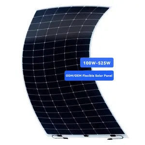 Prix de module de panneaux solaires flexibles personnalisés à haut rendement 200W 300w 400w 500w Panneaux solaires mono légers pour bateau