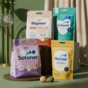 Personnalisé 500g 1kg Populaire Debout Pochette à fermeture éclair Ziplock Protéine <span class=keywords><strong>de</strong></span> lactosérum en poudre Vache Coco Lait Café Poudre Sacs Pochette d'emballage - Product Image 1