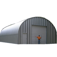 Quonset Hut Tôles et arc de construction Panneau métallique Joint à vis Toit en métal Bâtiment Écrou et boulon Panneau de toit bâtiments en acier