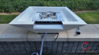 Brasero et Fontaine d'Eau à Gaz pour Piscine, Fontaine d'Extérieur avec Cascade pour Patio, Jardin, Villa, Hôtel, Resort, Aménagement Paysager