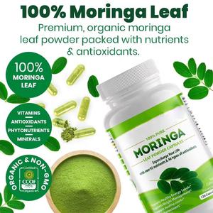 كبسولات مورينجا العضوية من فايتوري لدعم المناعة، مسحوق أوراق المورينجا - Product Image 3