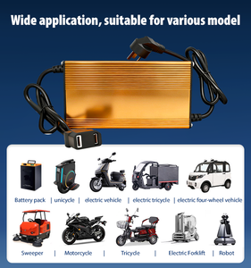Chargeur de batterie LiFePO4 en alliage d'aluminium XIANGRUI 58,8 V 6 A AC/DC <span class=keywords><strong>avec</strong></span> éclairage LED pour vélos et trottinettes électriques - Product Image 5